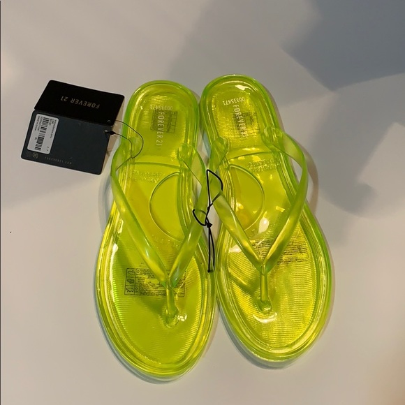 forever 21 yellow sandals